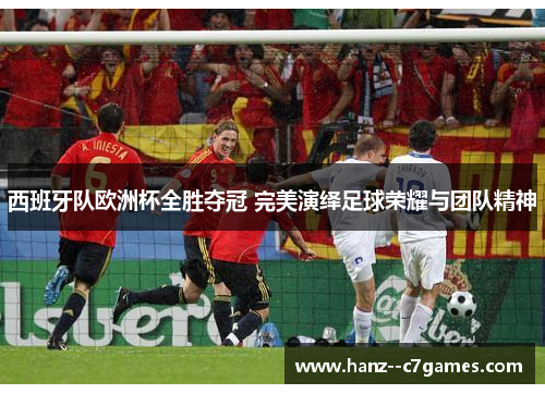 西班牙队欧洲杯全胜夺冠 完美演绎足球荣耀与团队精神